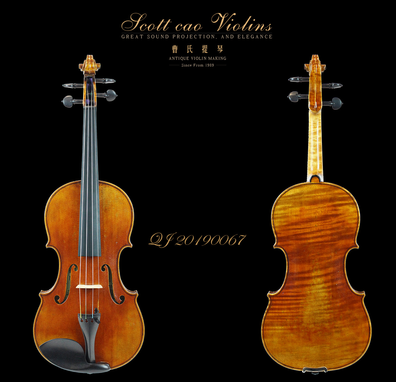 曹氏提琴 STV -780 Copy of Lord Wilton 1742 曹氏提琴 STV -780 Copy of Lord Wilton 1742