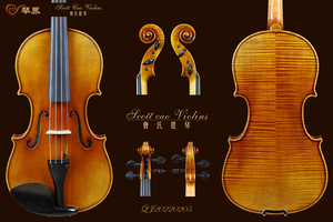 （已售）STV-850 Copy of Scarampella 1890 { QJ 20220205 } 演奏级小提琴+收藏证书+终生保养