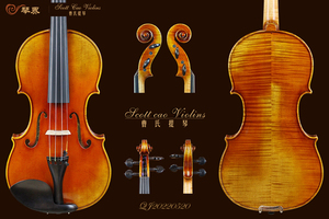 STV-850 Copy of Kreisler 1730 { QJ 20220520 } 演奏级小提琴+收藏证书+终生保养