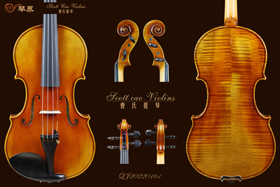 （已售）STV-750E Copy of Kreisler 1730 { QJ 20220161 } 专业级小提琴+收藏证书+终生保养